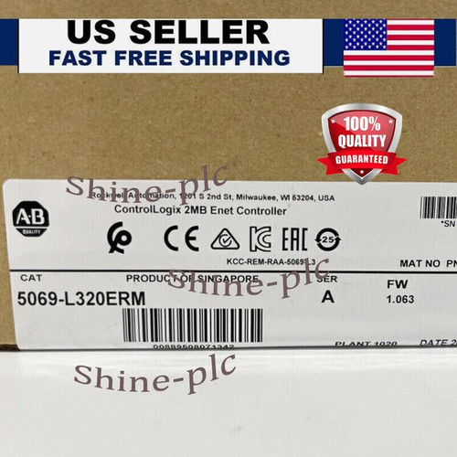 NEW Allen Bradley 5069-l320erm/a Compactlogix 5000 Controller