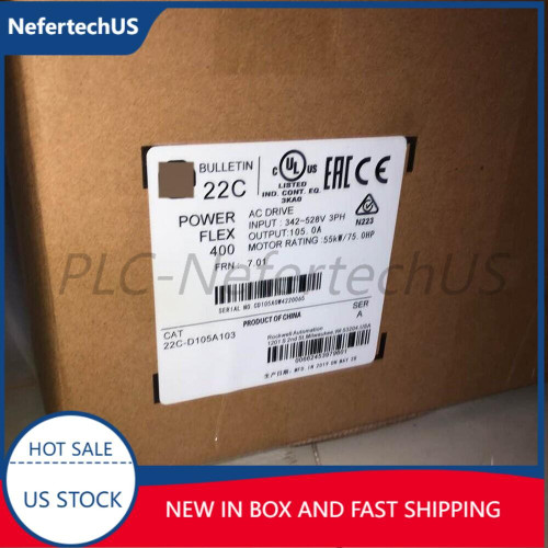 Hp 22c-d105a103 Powerflex 400 55kw 75hp Ac Drive