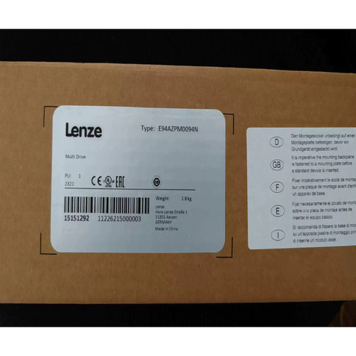 1PC Lenze E94azpm0094n Variable Frequency Drive for Motor Control