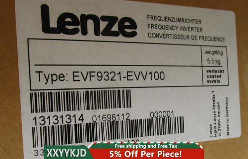 Lenze 9300 Evf9321-evv100 Vector Inverter Drive