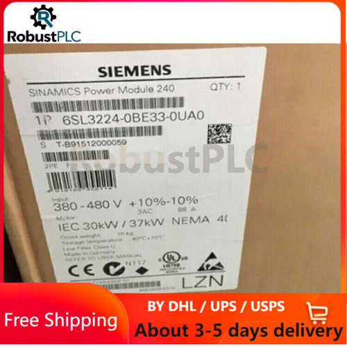 New Siemens 6sl3224-0be33-0ua0 G120 Pm 240 Power Module