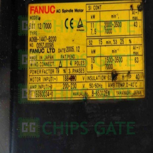 1PCS Fanuc A06b-1447-b200 Servo Motor for Precision Applications