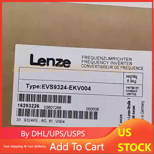 US Lenze Evs9324-ekv004 Servo Drive Inverter for Motion Control