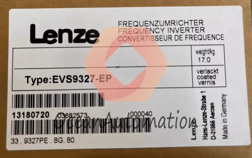 Lenze Evs9327ep Servo Drive - New Condition