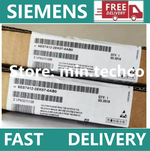 Siemens 6es7 412-2ek07-0ab0 Cpu Module - New