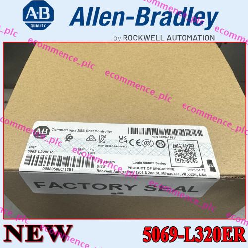 New-AB Ab 5069-l320er Compactlogix 5000 Controller - High Performance