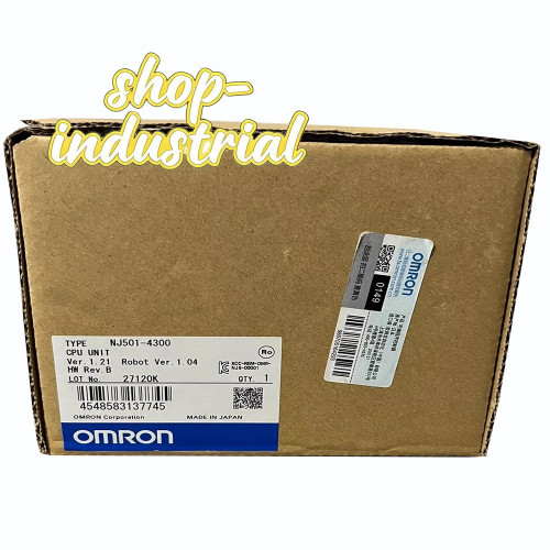 Omron Nj501-4300 Plc Module Cpu Unit