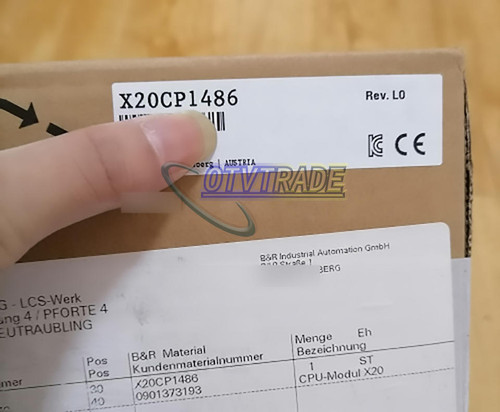 1PCS B&r X20cp1486 Control Module for Automation Systems