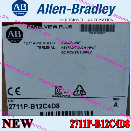 Ab 2711p-b12c4d8 Panelview Plus 6 - New Touch Screen Display
