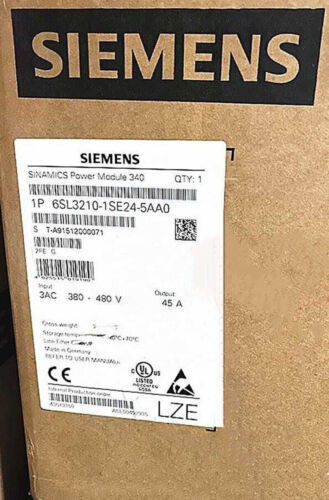 Siemens 6sl3210-1se24-5aa0 S120 Converter Power Module