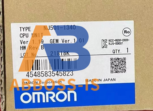 Omron Nj501-1340 Cpu Unit - New Programmable Controller