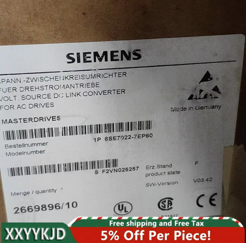 Siemens 6se7022-7ep60-z Simovert Masterdrives - New