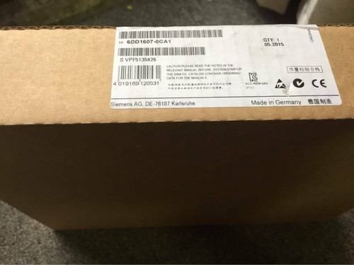 ONE Siemens 6dd1607-0ca1 Module - New