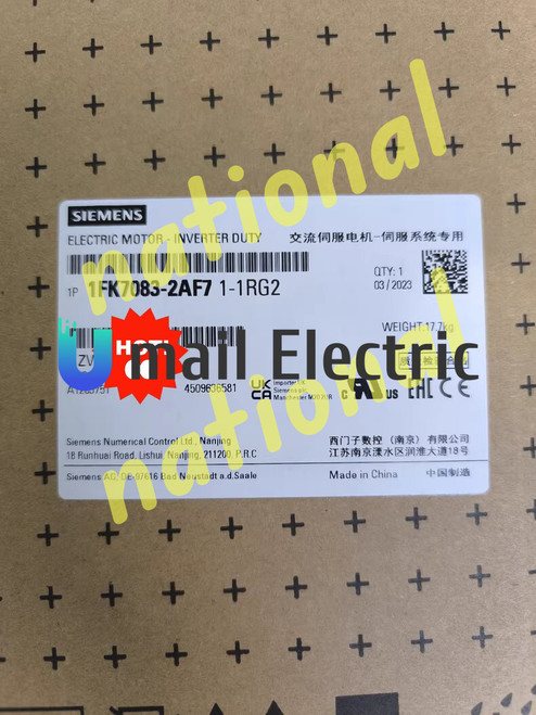1fk7083-2af71-1rg2 Servo Motor - High Performance Industrial Motor