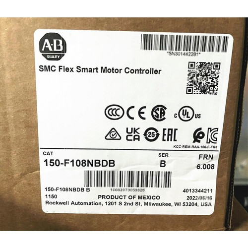 New Ab 150-f108nbdb Smc Flex Smart Motor Controller