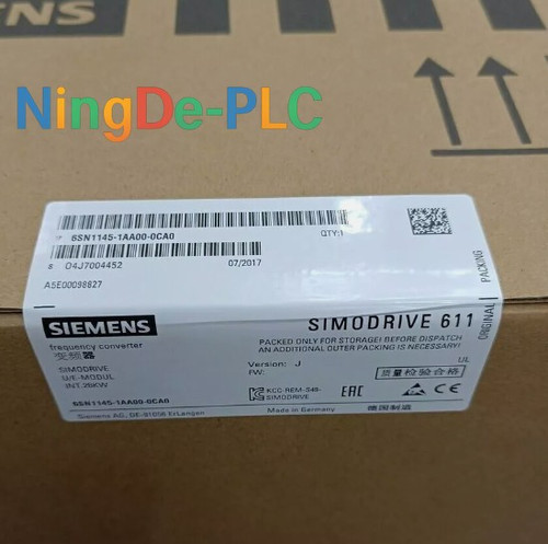 Siemens 6sn1145-1aa00-0ca0 Simodrive Infeed Module