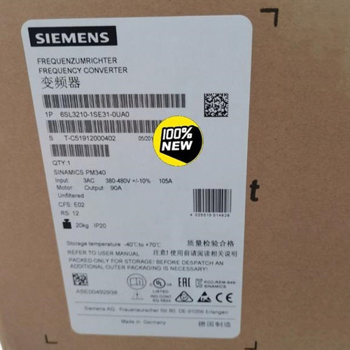 Siemens 6sl3210-1se31-0ua0 Converter Power Module - Industrial Efficiency