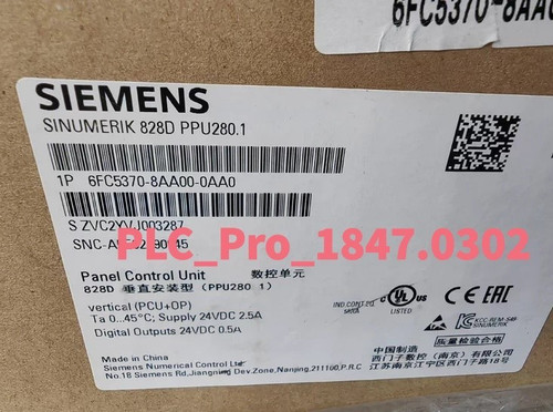 1PCS Siemens 6fc5370-8aa00-0aa0 - Industrial Control Unit