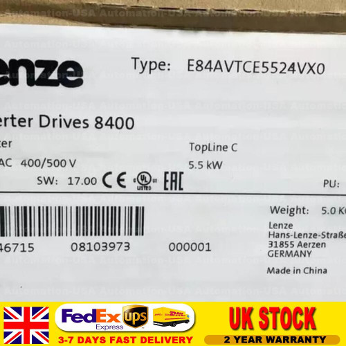 Lenze E84avtce5524vx0 Frequency Converter for Industrial Use