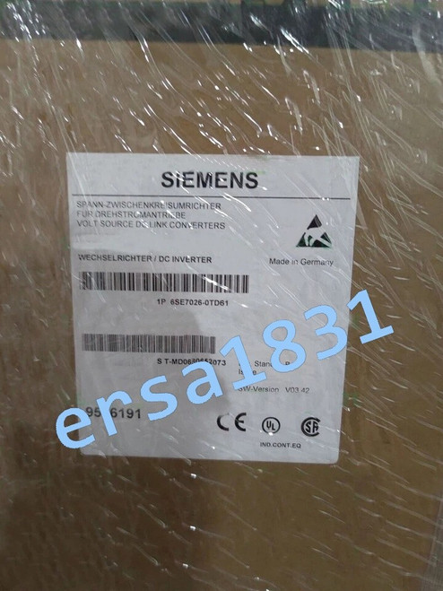 Siemens 6se7026-0td61 Masterdrives Vector Control Inverter