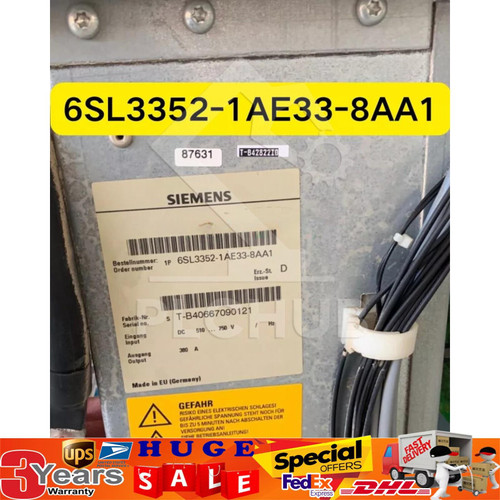 New Siemens 380a Motor Module 6sl3352-1ae33-8aa1