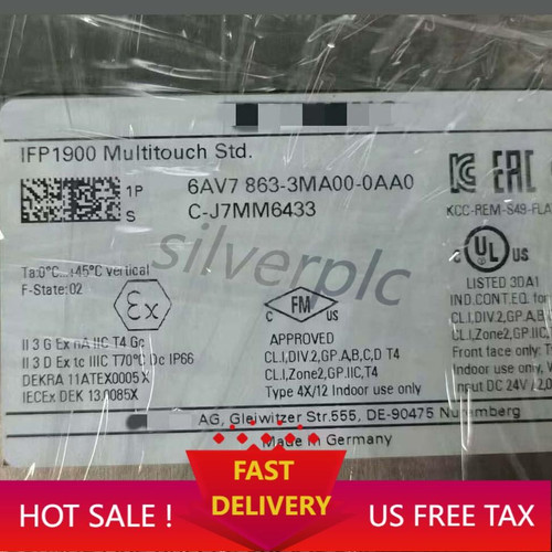 Siemens 6av7863-3ma00-0aa0 Simatic Ifp1900 Flat Panel 19"