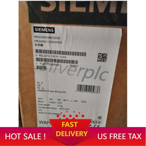 New Siemens 6sl3210-1se31-1ua0 Power Module Pm340