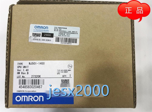 1PC Omron Nj501-1400 Cpu Unit - High Performance Automation