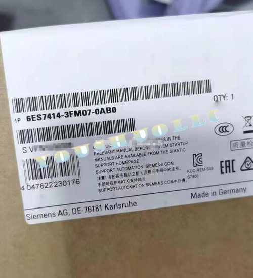 Siemens 6es7414-3fm07-0ab0 Central Processing Unit