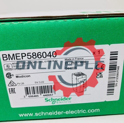 Brand Schneider Electric Modicon M580 Bmep586040 Standalone Processor 64mb
