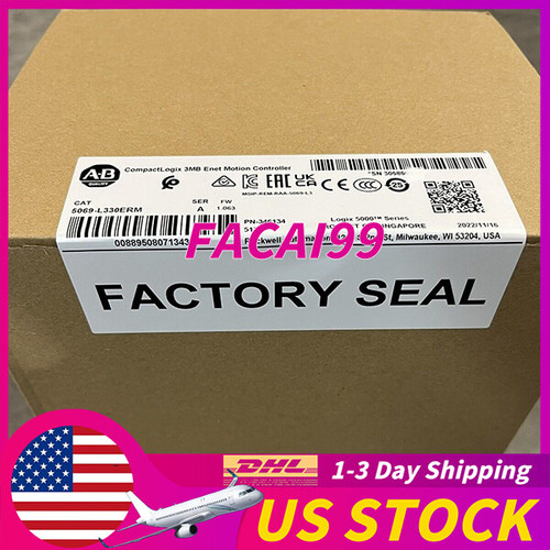 Allen Bradley 5069-l330erm Compactlogix 3mb Ethernet Motion Controller