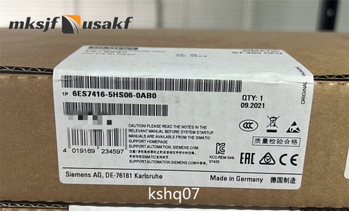 1pc Siemens S7-400h Cpu Module 6es7416-5hs06-0ab0