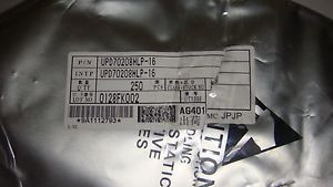 UPD70208HLP-16, NEC,  16-bit microprocessor 250 UNITS ON REEL