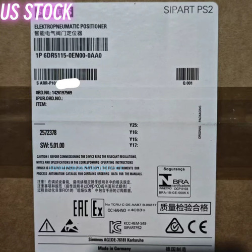 US Siemens 6dr5115-0en00-0aa0 Valve Positioner