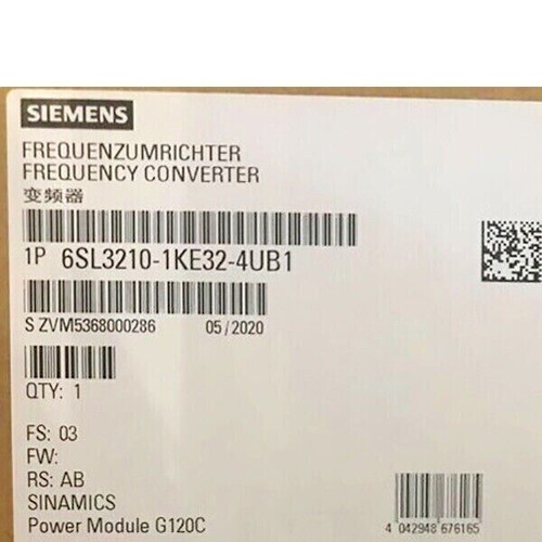 Siemens 6sl3210-1ke32-4ub1 Sinamics Power Module