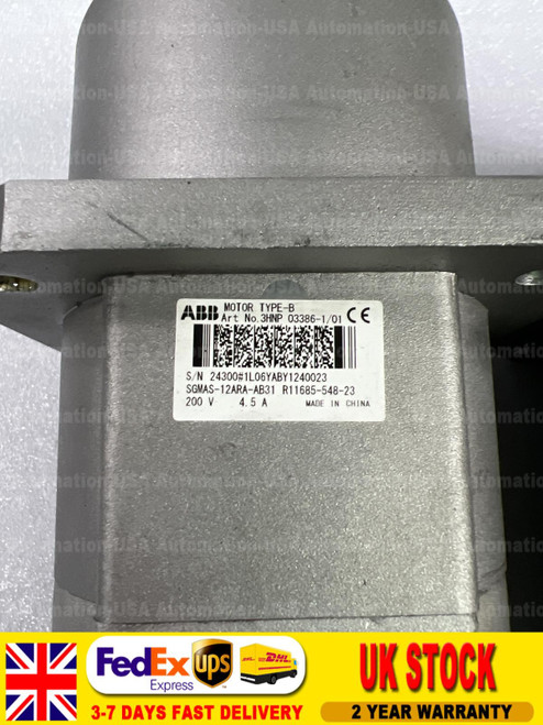 Abb 3hnp03386-1/01 Sgmas-12ara-ab31 Servo Motor for Automation
