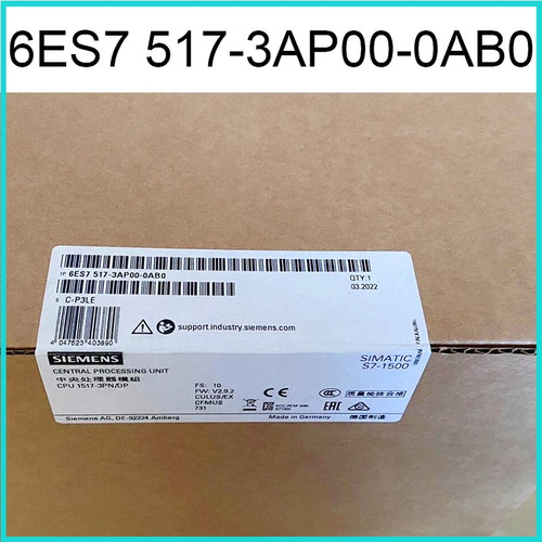 New Siemens Plc Module 6es7 517-3ap00-0ab0 Central Processing Unit