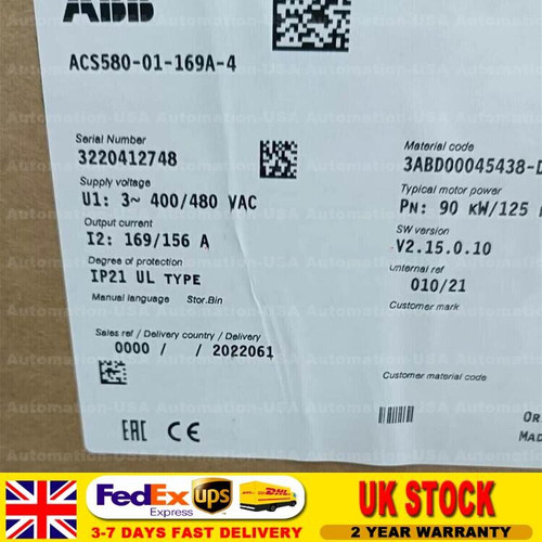 New Abb Acs580-01-169a-4 Frequency Converter for Industrial Use