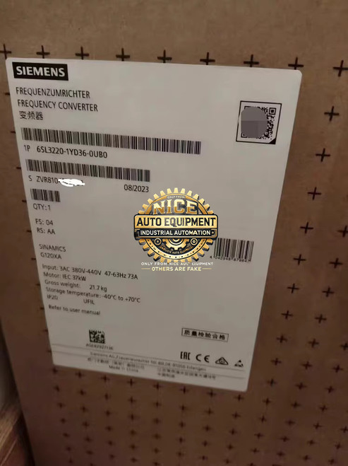 Siemens 6sl3220-3yd48-0ub0 Inverter for Industrial Automation