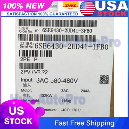 New Siemens 6se6430-2ud41-1fb0 Frequency Converter for Automation