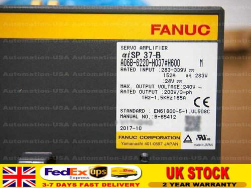Fanuc A06b-6220-h037 H600 Servo Drive A06b6220h037 H600