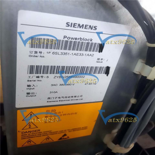 ONE Siemens Power Module Rectifier 3ac 380-480v 6sl3351-1ae33-1aa2