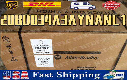 Allen-bradley 20bd034a3aynanc1 Ac Drive - New Sealed