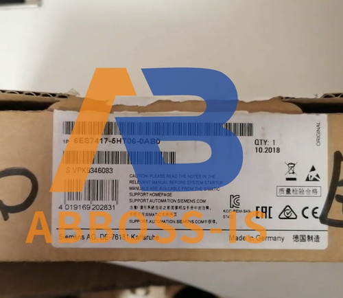 Siemens 6es7417-5ht06-0ab0 Simatic S7-400h Cpu 417-5h - New
