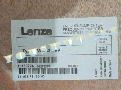 Lenze Evs9331-ep Inverter - High Efficiency Control