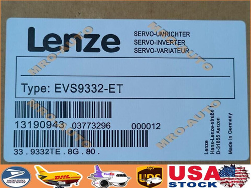 Lenze Evs9332-et Inverter - Advanced Motor Control