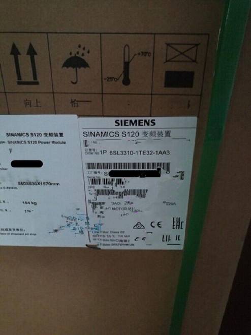 Siemens S120 Converter Power Module 6sl3 310-1te32-1aa3 - High Efficiency