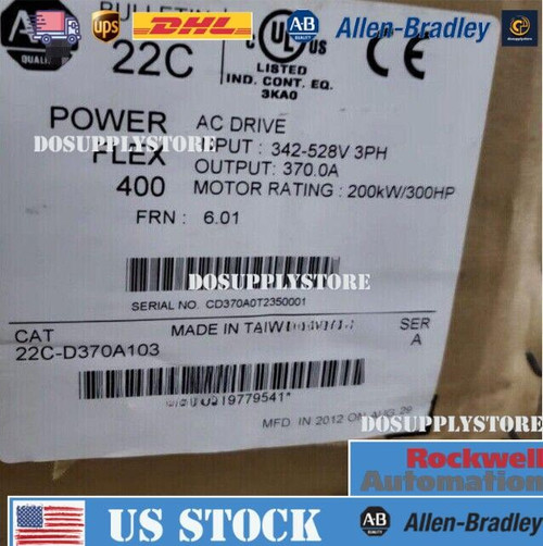 HP Allen-bradley Powerflex 400 Ac Drive 22c-d370a103