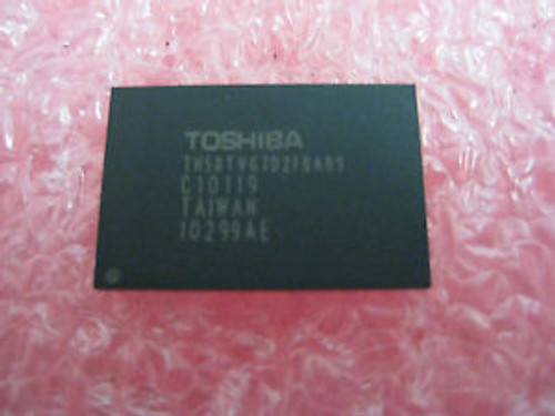 TOSHIBA (TH58TVG7D2FBA89) NAND FLASH 128Gbit TOGGLE (MLC) FBGA (QTY: 10 PCS)