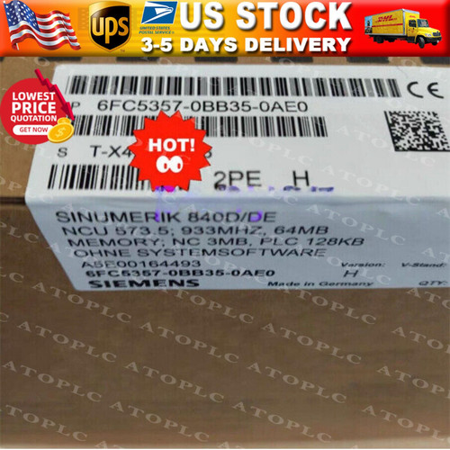 New Siemens 6fc5357-0bb35-0ae0 Sinumerik 840d/de Ncu 573.5